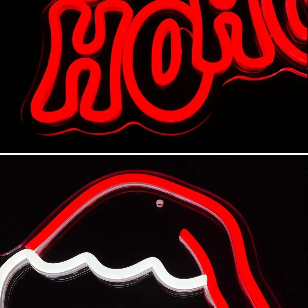 Christmas HOHOHO Neon Sign  Led Candy Dimmable Light Up Sign for Party Kids